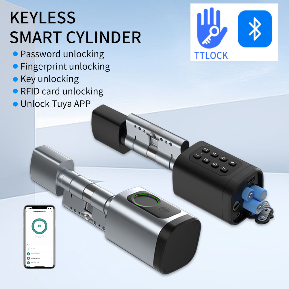 Smart Home Keyestudio - TTLock APP Vingerafdruk FRID-kaart Wachtwoordcilinder Elektronisch