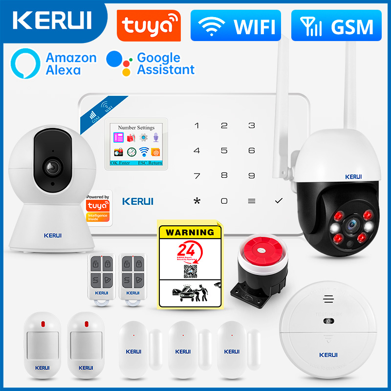 Smart Home Cctv - KERUI W181 Alarmsysteem Beveiliging Thuis WIFI