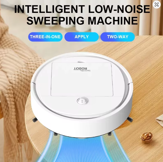 Smart Home Office - Slimme draadloze robotstofzuiger 1500Pa 3-in-1 dweilen,