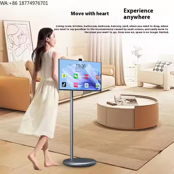 Smart Home Office - 24-inch Android 12 draagbare LCD-tv Smart
