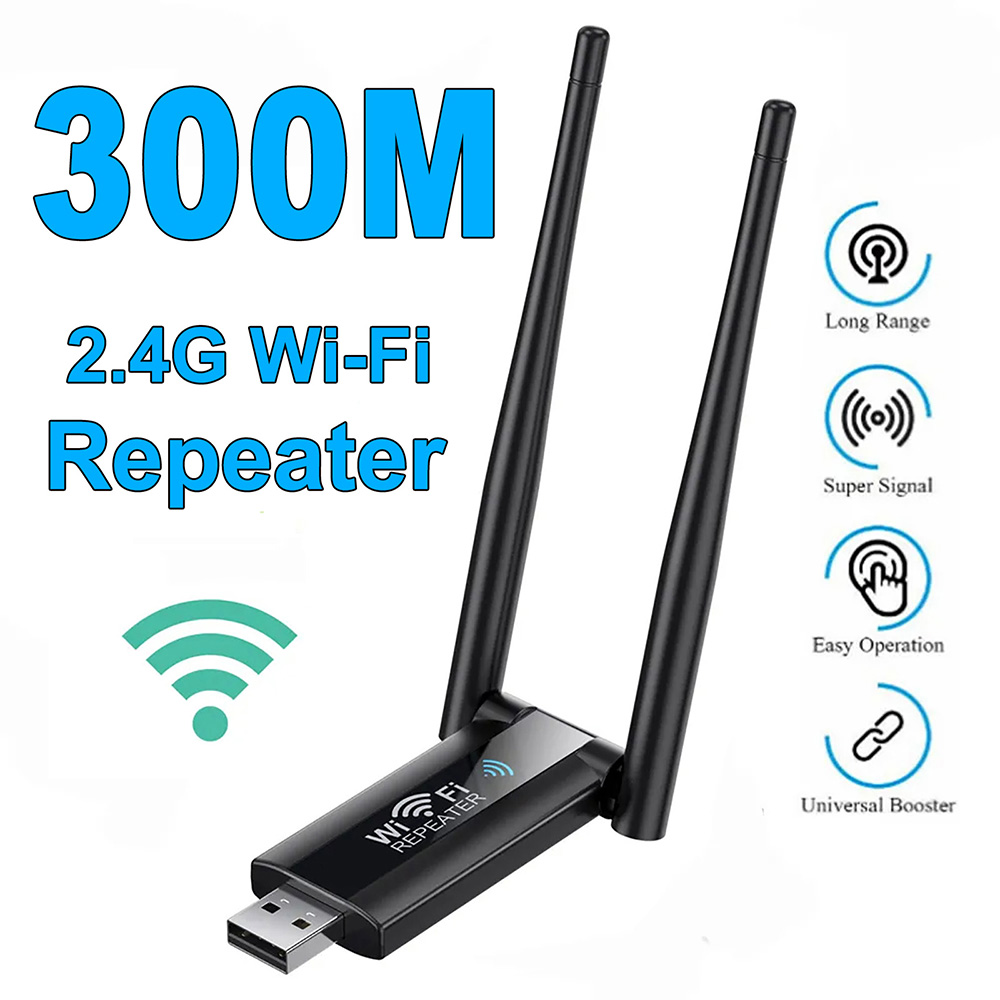 Smart Home Network - 300Mbps Draadloze WiFi Repeater 2.4G Extender