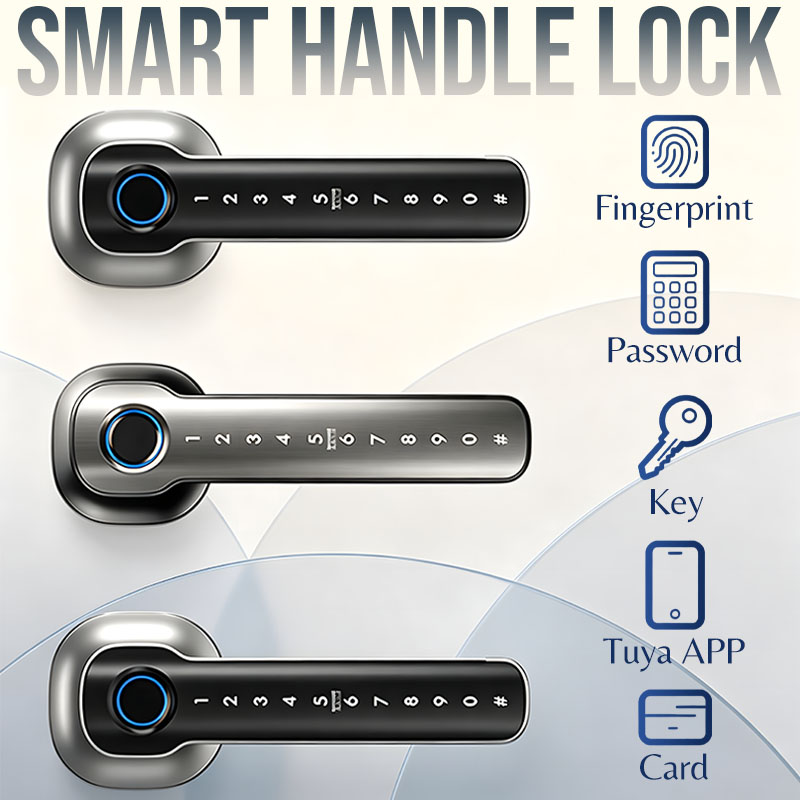 Smart Home Keyestudio - Slimme vingerafdruk deurslot, digitale elektronische deurgreep