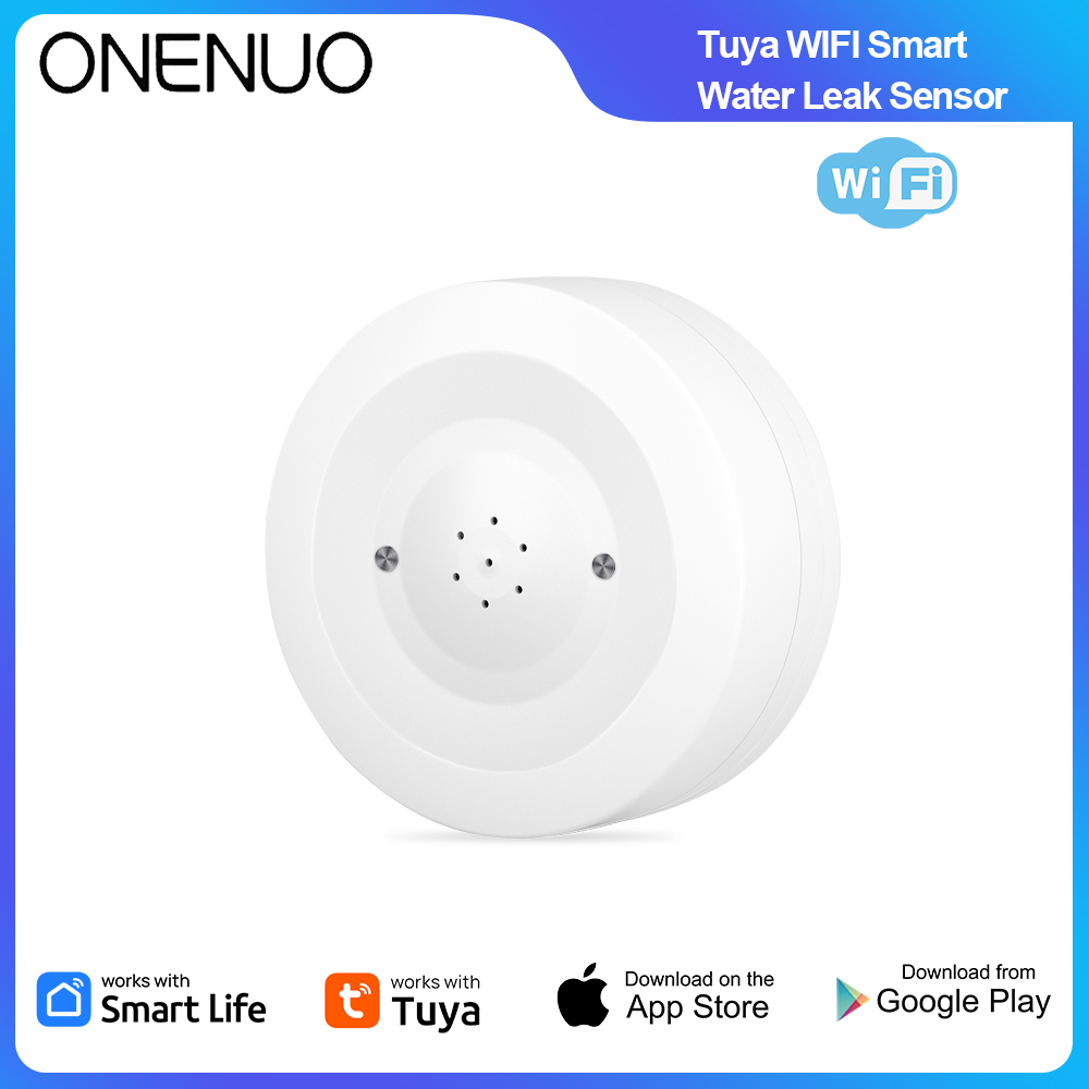 Smart Home Network - ONENUO WiFi Tuya Waterleksensor Overstromingslekkage Detector