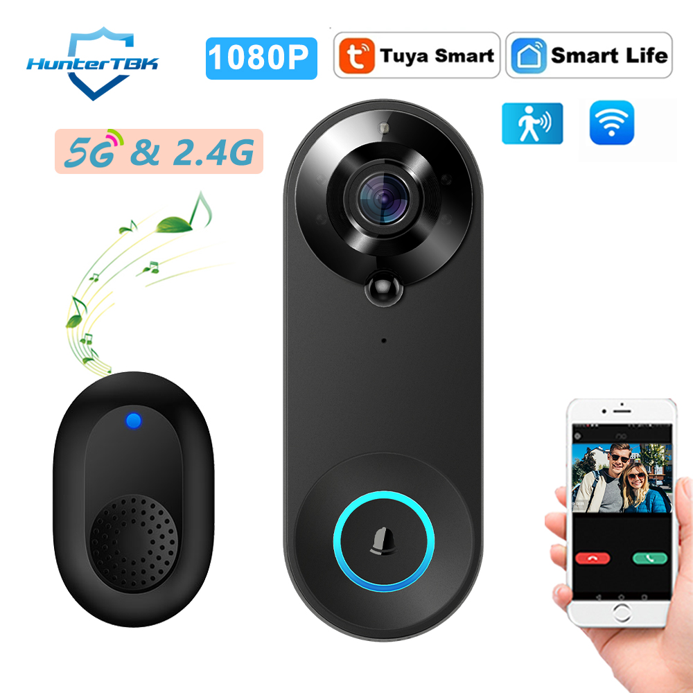 Smart Home Cctv - 5G 2.4G WiFi Video Deurbel 1080P