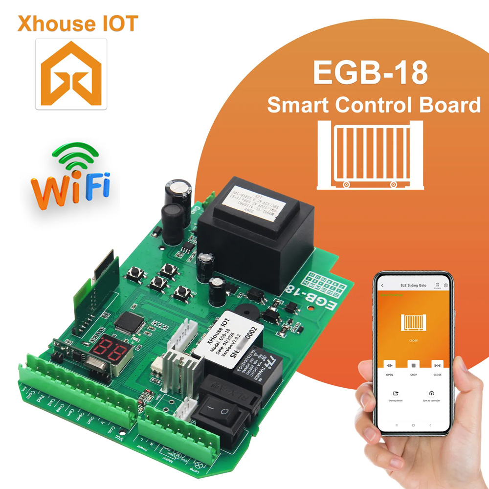 Smart Home Samsung - Moederbord voor schuifpoortopener, vervangend bedieningsmoederbord, met