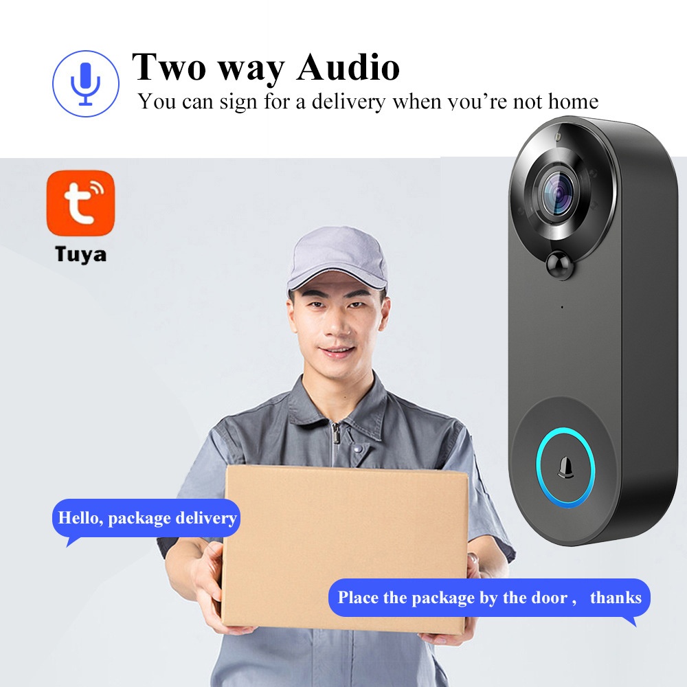 Tuya 1080P Draadloze WIFI Deur - Smart Home Cctv recensie en prijs