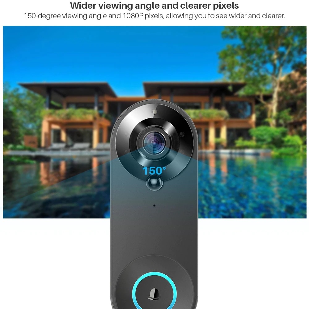 Tuya 1080P Draadloze WIFI Deur - Smart Home Cctv recensie en prijs