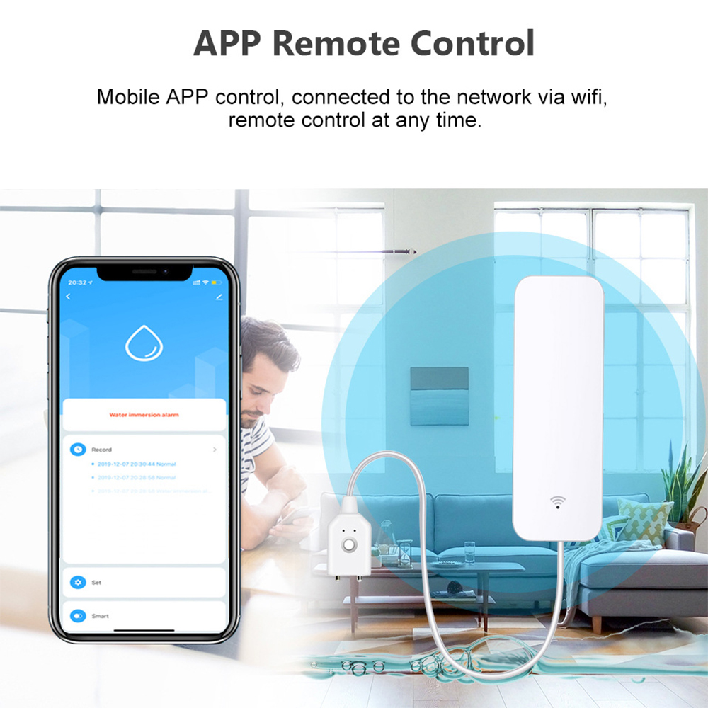 Tuya WiFi waterleksensor, wate - Smart Home Network recensie en prijs