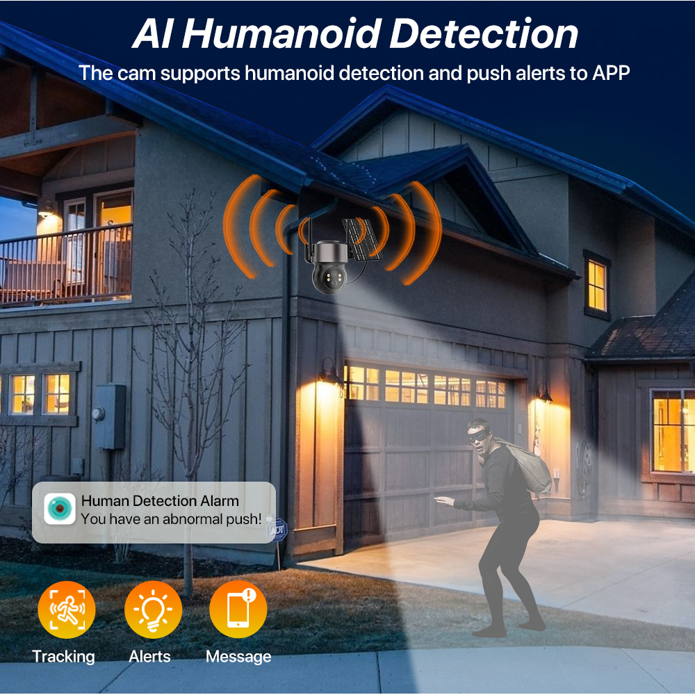 4MP 4G SIM Zonne-energie op ba - Smart Home Cctv recensie en prijs