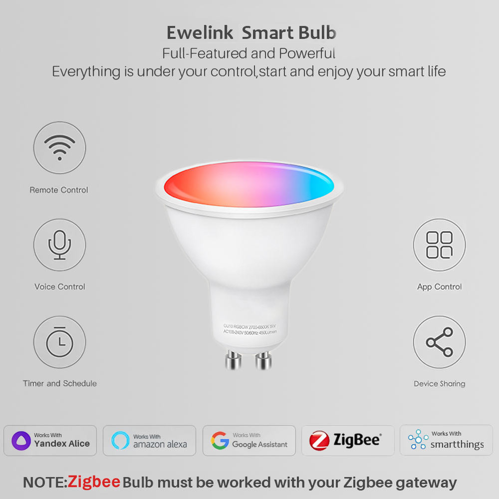 Ewelink GU10 Zigbee LED-lampen - Smart Home Samsung recensie en prijs