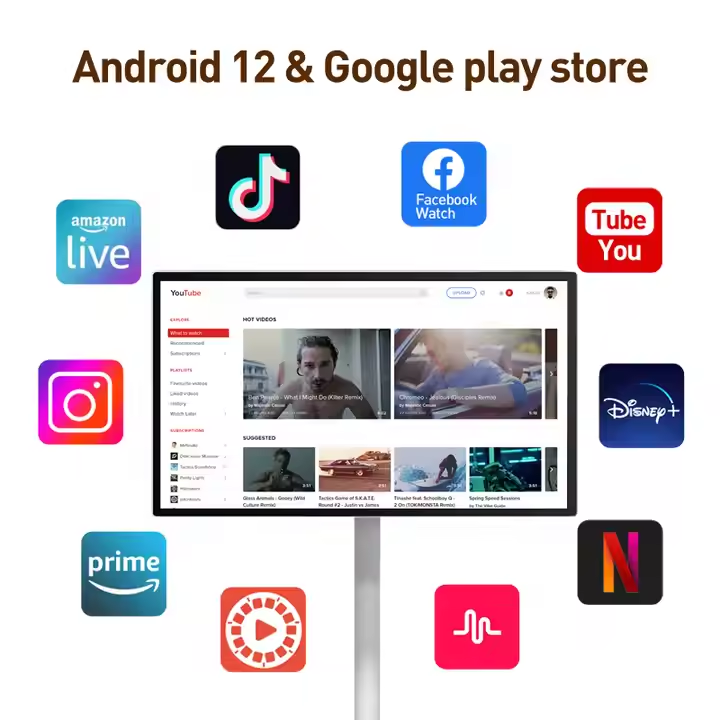 24-inch Android 12 draagbare L - Smart Home Office recensie en prijs