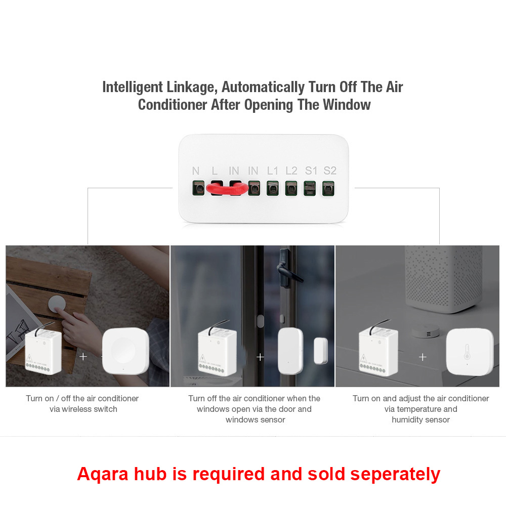 Aqara tweewegbesturingsmodule  - Smart Home Yeelight recensie en prijs