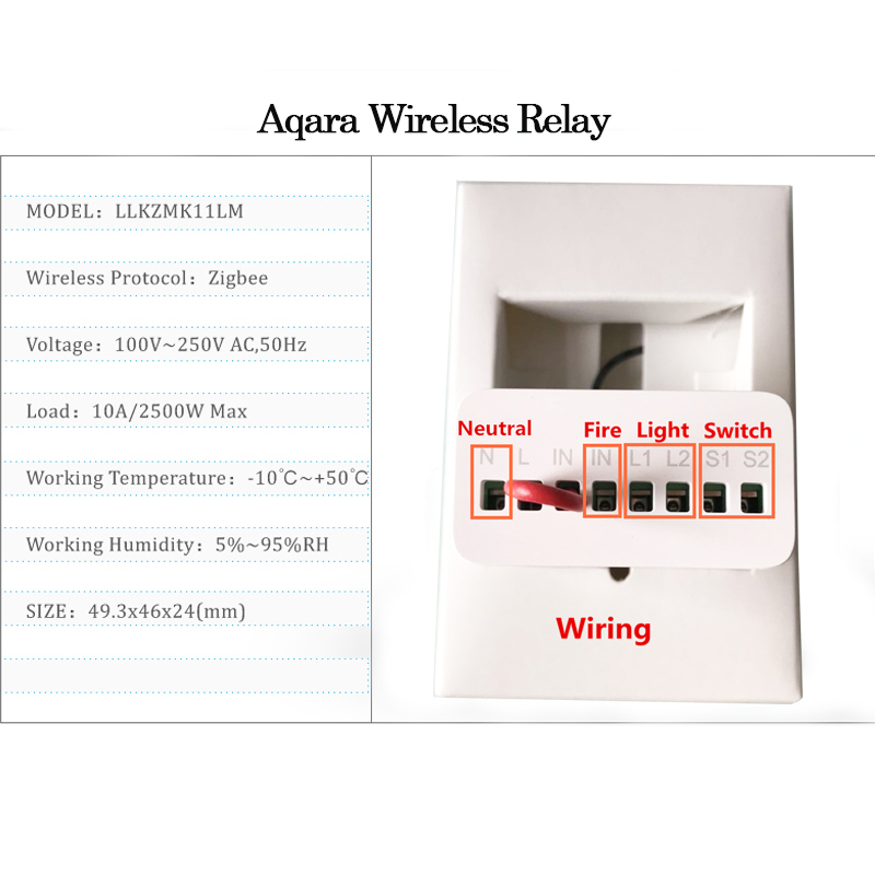 Aqara tweewegbesturingsmodule  - Smart Home Yeelight recensie en prijs