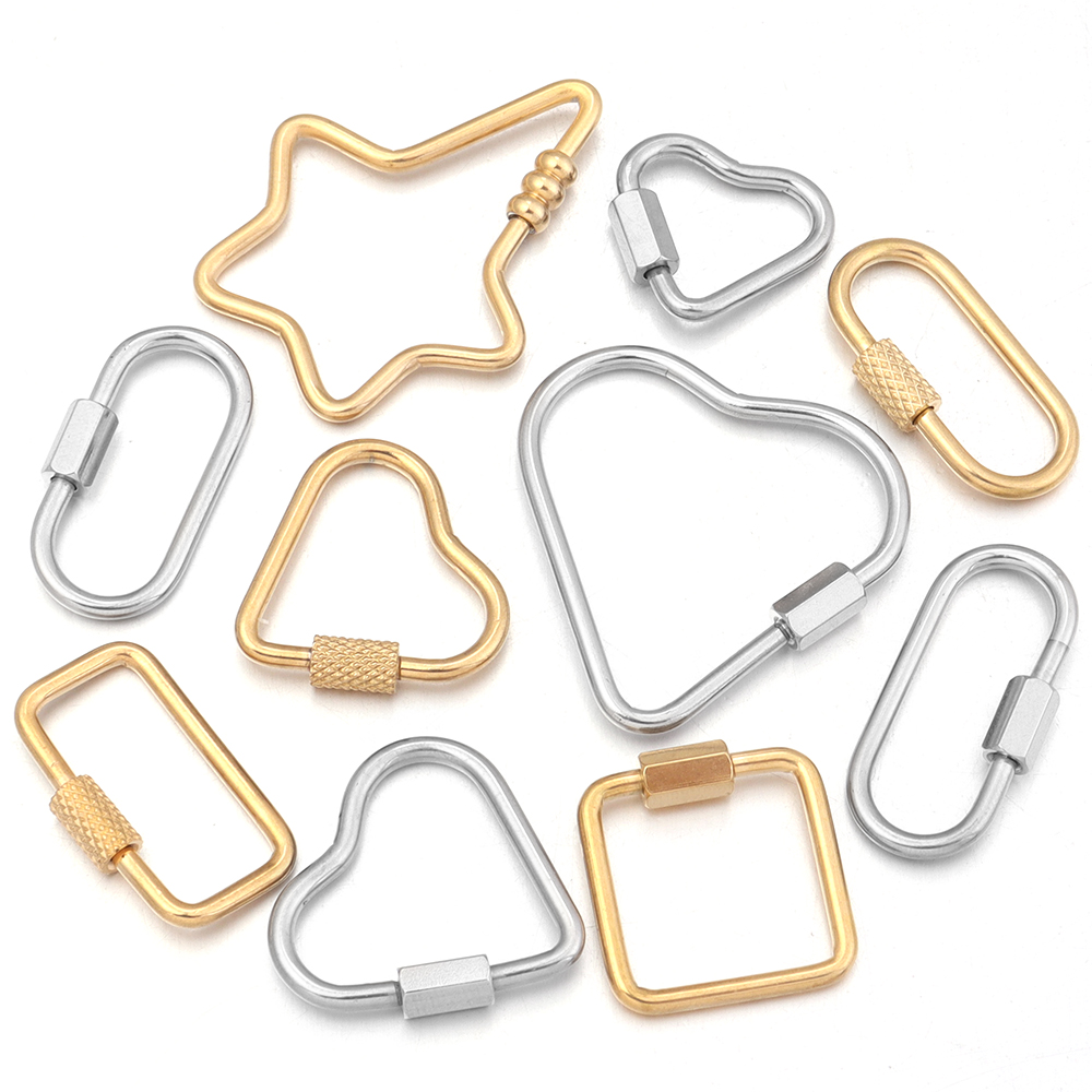 2pcs goud roestvrij staal hart - Smart Home Key recensie en prijs