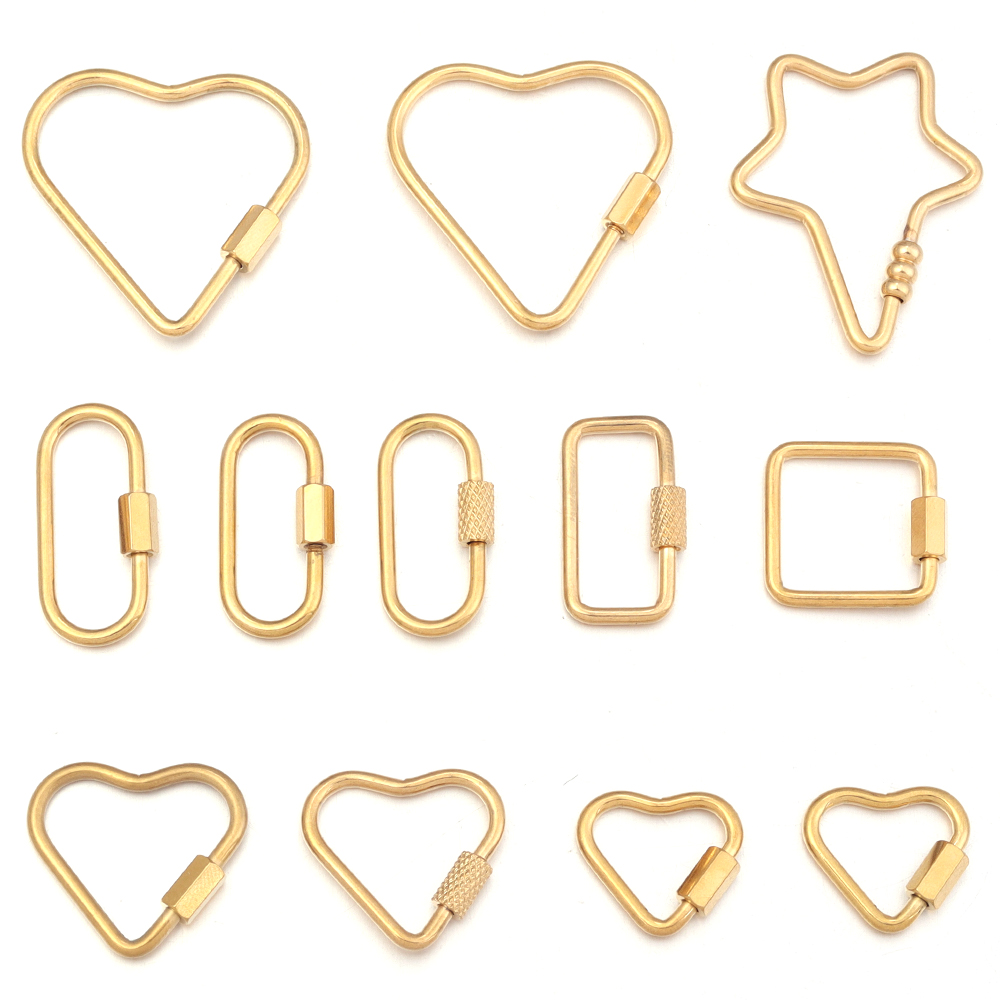 2pcs goud roestvrij staal hart - Smart Home Key recensie en prijs