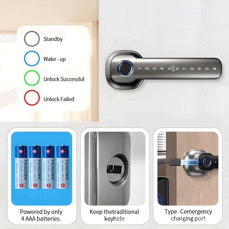 Slimme vingerafdruk deurslot,  - Smart Home Keyestudio recensie en prijs