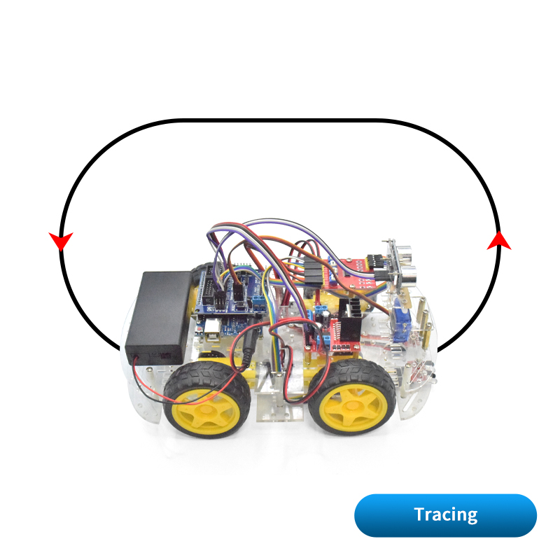 4WD Smart Robot Car Chassis Ki - Smart Home Keyestudio recensie en prijs
