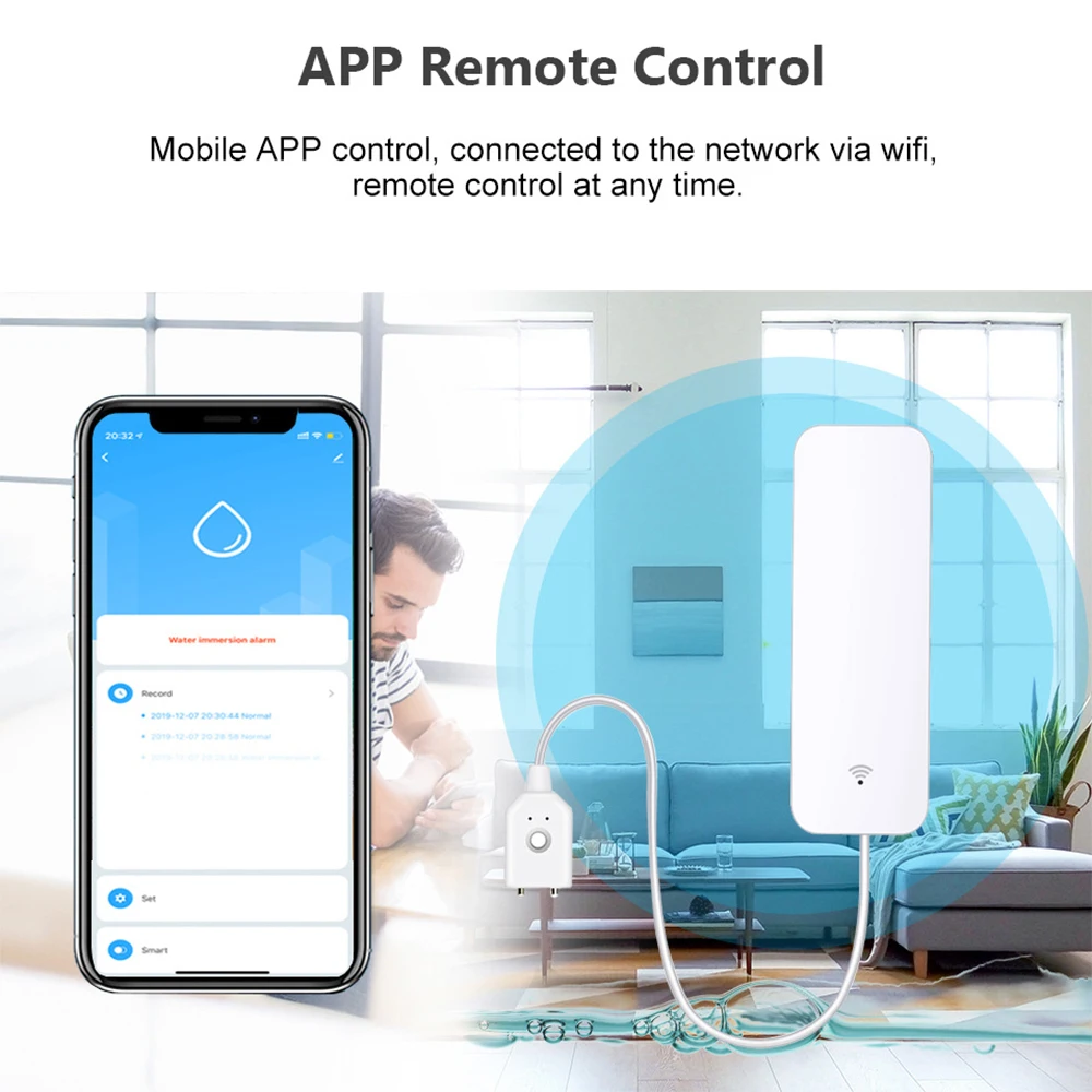 Tuya WiFi Zigbee Watersensor S - Smart Home Network recensie en prijs