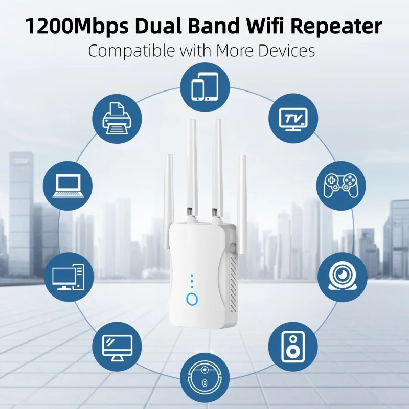 1200Mbps Dual Band WiFi Repeat - Smart Home Network recensie en prijs