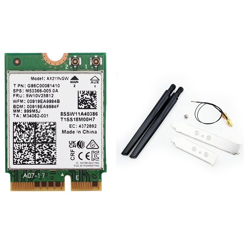 AX211NGW+Dual Antenne WiFi 6E  - Smart Home Key recensie en prijs