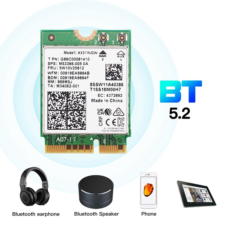 AX211NGW+Dual Antenne WiFi 6E  - Smart Home Key recensie en prijs