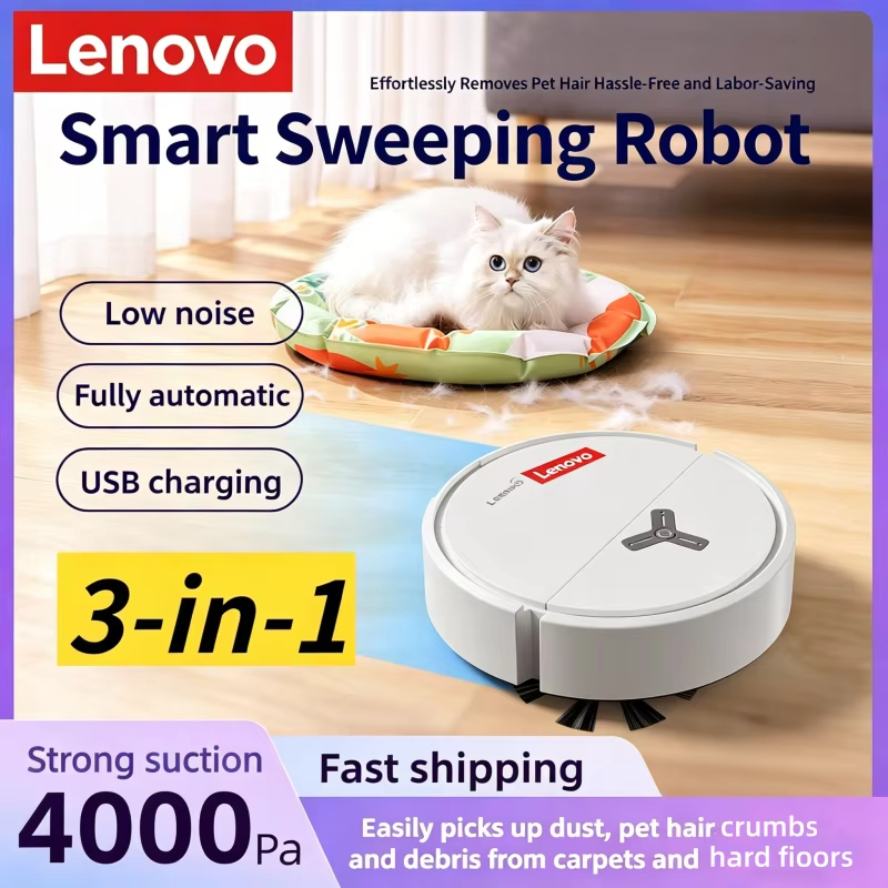 Lenovo 3-in-1 Slimme Veegrobot - Smart Home Blog recensie en prijs