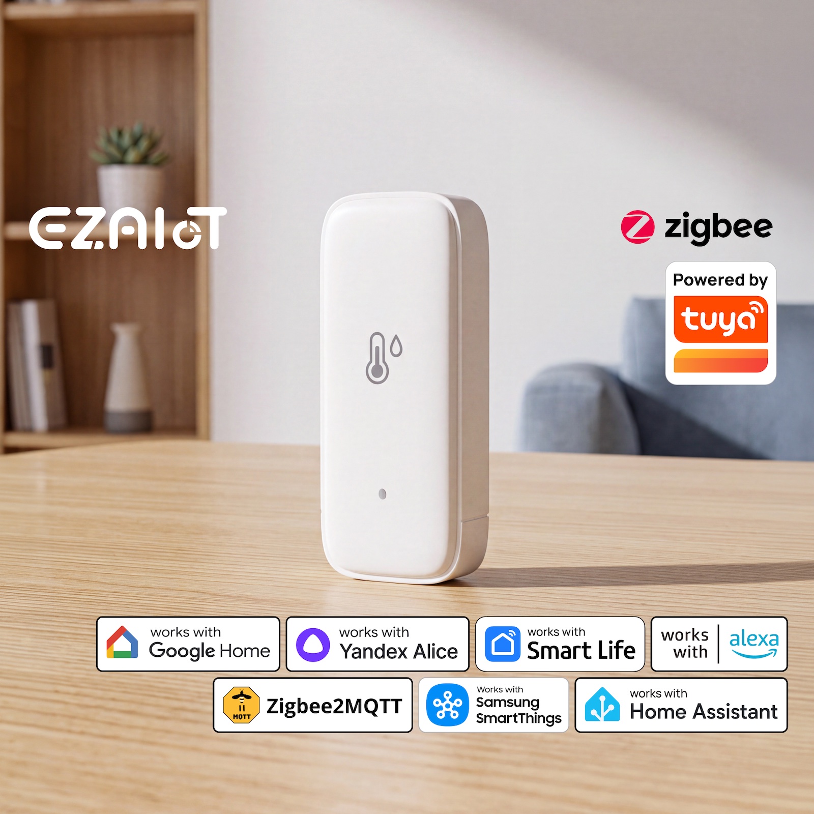 Tuya Zigbee3.0 Temperatuur- en - Smart Home Hub Samsung recensie en prijs