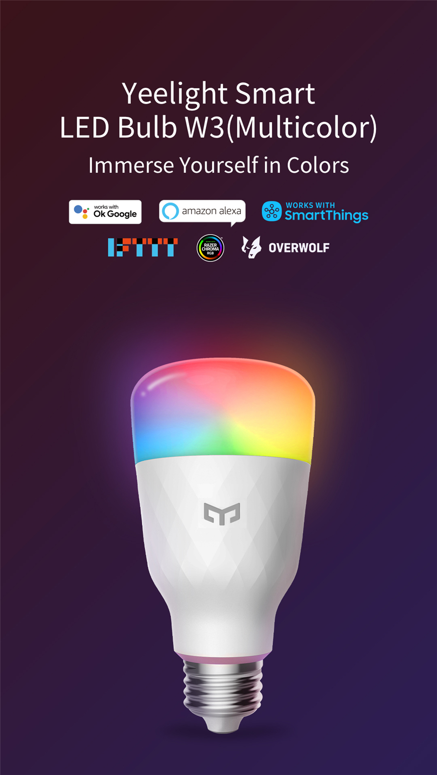 Yeelight Smart LED Lamp W3 E26 - Smart Home Yeelight recensie en prijs